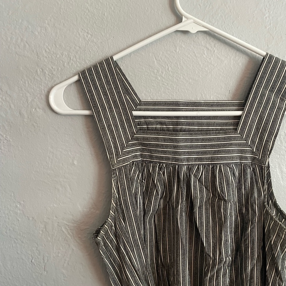 Pinstripe Wrap Dress